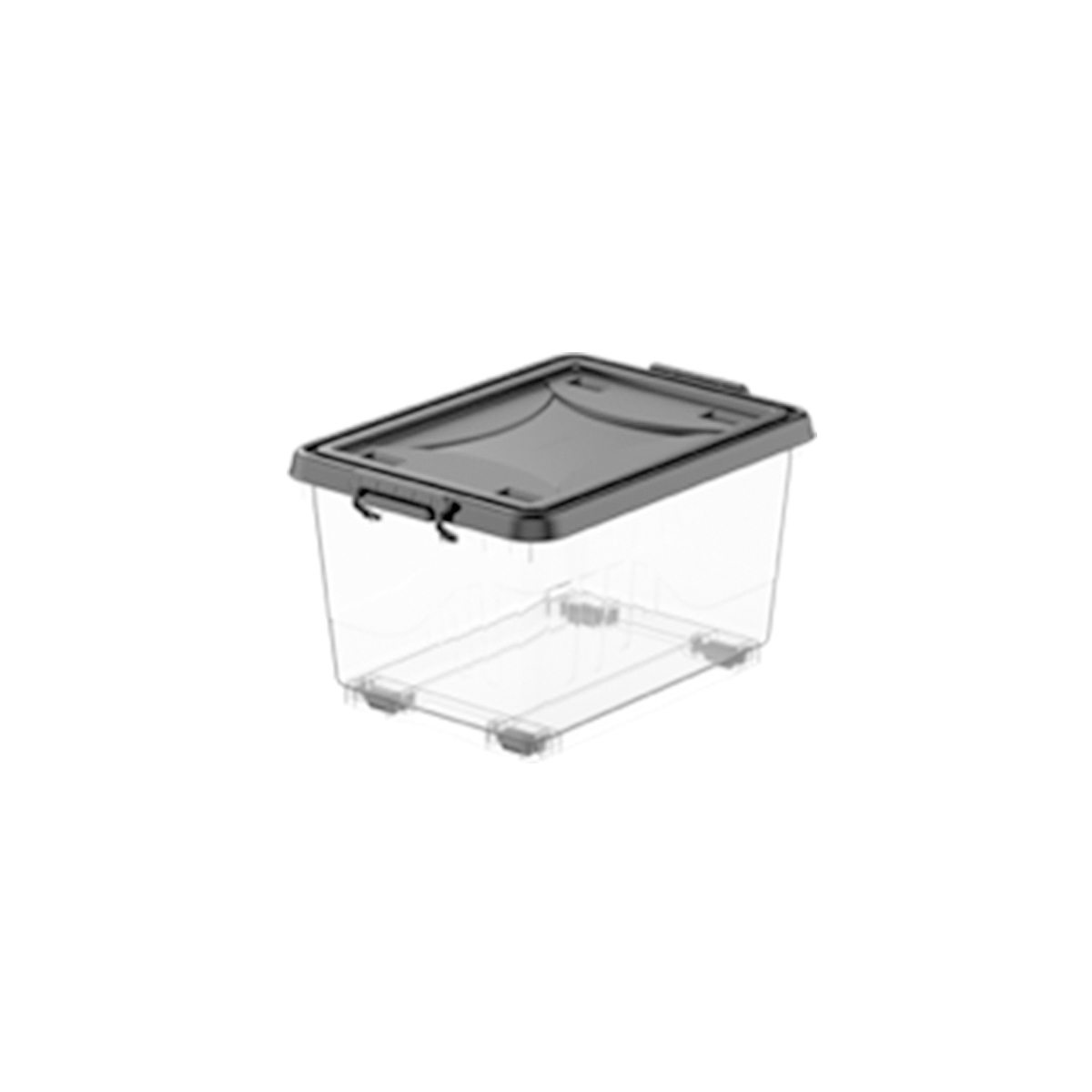 STORAGE BOX 82L 68X49X41CM TRANSPARENT