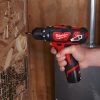MILWAUKEE SUB COMPACT PERCUSSION DRILL 12V M12BPD-202C - Image 3