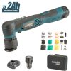 BORMANN MINI 12V ORBITAL SANDER IN BAG WITH ACCESSORIES BCP3850