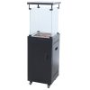 L.H GARDEN OUTDOOR GAS HEATERS WITH LAVA STONES AND WHEELS 11KW - Image 2