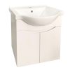 INTER CERAMIC BATHROOM FURNITURE WITH WASHBASIN 5549 55X49X60CM WHITE - Image 3