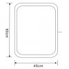 INTER CERAMIC MIRROR 1009 60X45CM - Image 2