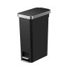 EKO HANA SLIM BASKET WITH PEDAL 40L BLACK