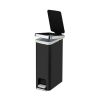EKO HANA SLIM BASKET WITH PEDAL 40L BLACK - Image 2