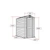 DURAMAX GARDEN SHED STORE PRO 175Χ120CM BLACK/GRAY - Image 4