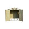 DURAMAX GARDEN SHED STORE ALL 8'X6' IVORY/BROWN - Image 3