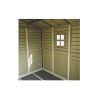 DURAMAX GARDEN SHED WOODSIDE V2 10.5 X 8 IVORY/BROWN - Image 3