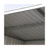 DURAMAX METAL GARDEN HOUSE SKYLIGHT 8'X6 ' ANTHRACITE - Image 3