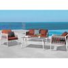 L.H GARDEN SET OF 4 GARDEN LOUNGE ALUMINUM - Image 2