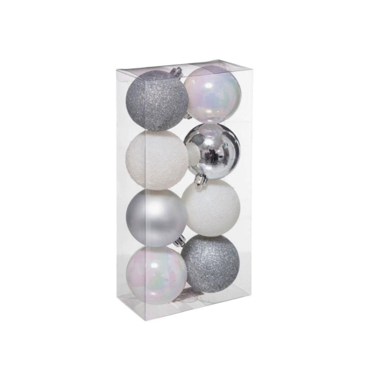 CHRISTMAS BALLS 8PCS