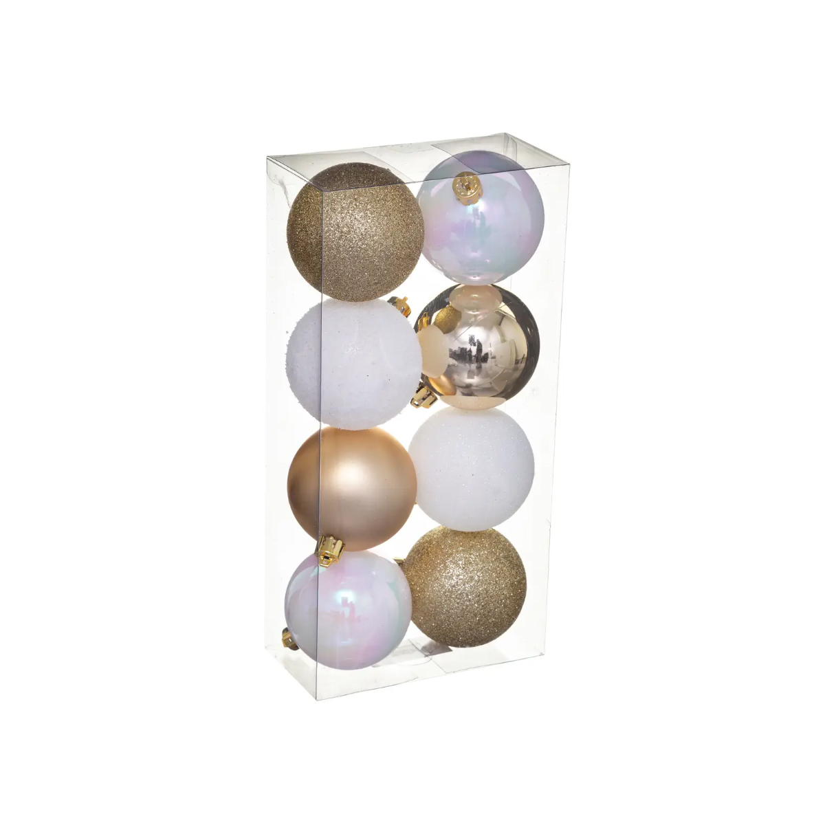 CHRISTMAS BALLS 8PCS