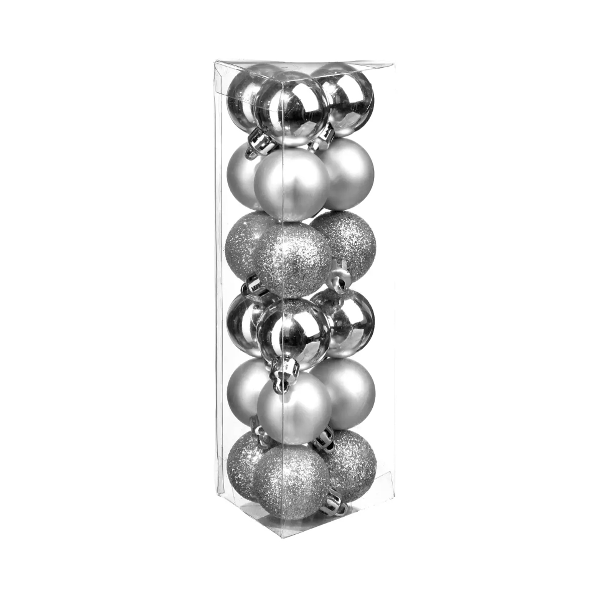 CHRISTMAS BALLS 3CM 18PCS
