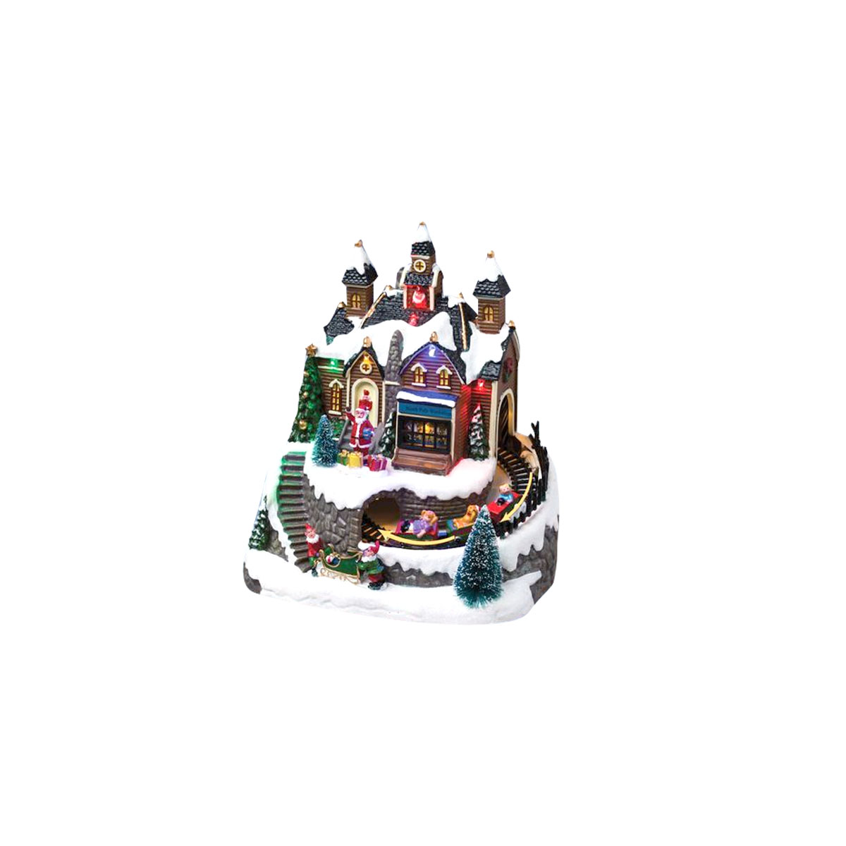 ΧΡΙΣΤΟΥΓΕΝΝΙΑΤΙΚΟ ΦΩΤΙΖΟΜΕΝΟ ΕΡΓΑΣΤΗΡΙΟ ΠΑΙΧΝΙΔΙΩΝ ΜΕ ΜΟΥΣΙΚΗ