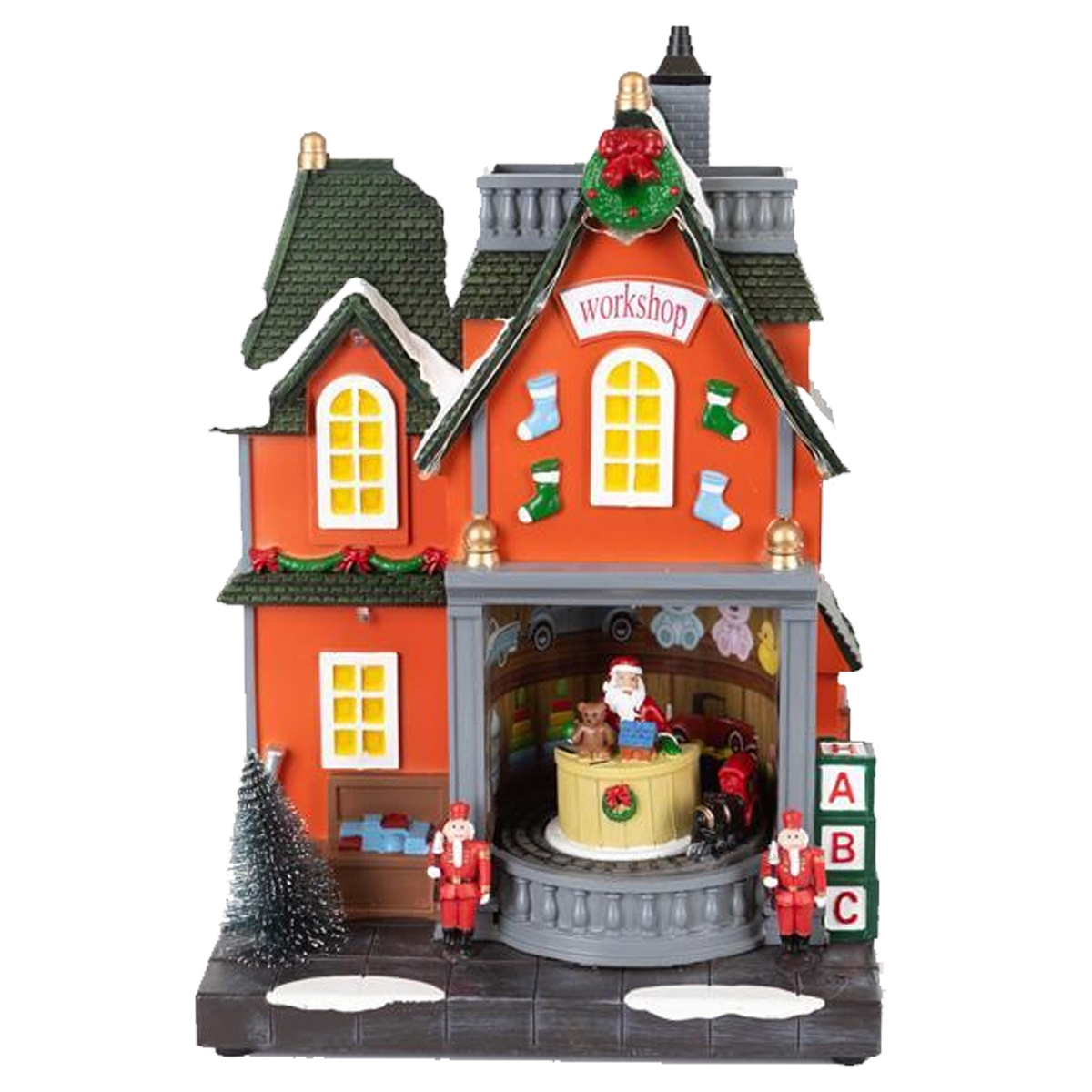 SANTA CLAUS' CHRISTMAS HOUSE-WORKSHOP 18.1X12.7X26.5CM