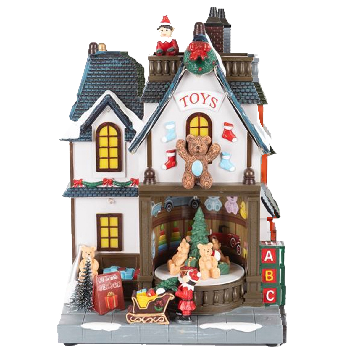 CHRISTMAS LIGHTED TOYS STORE 18.1X12.7X26.5CM