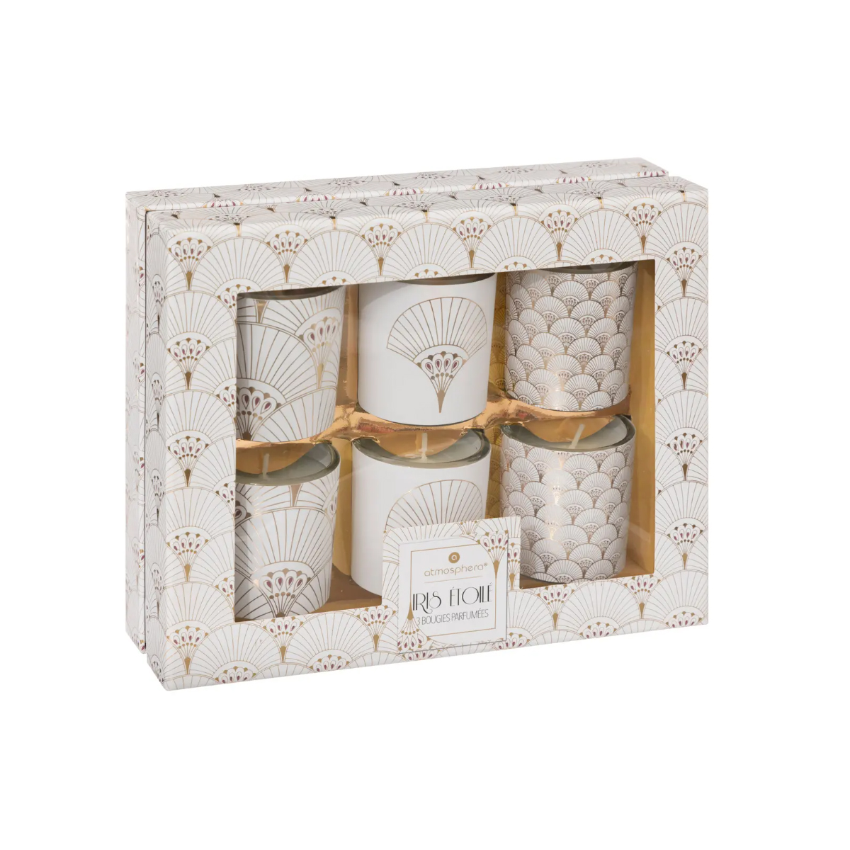 SET OF CHRISTMAS CANDLES 6 PCS