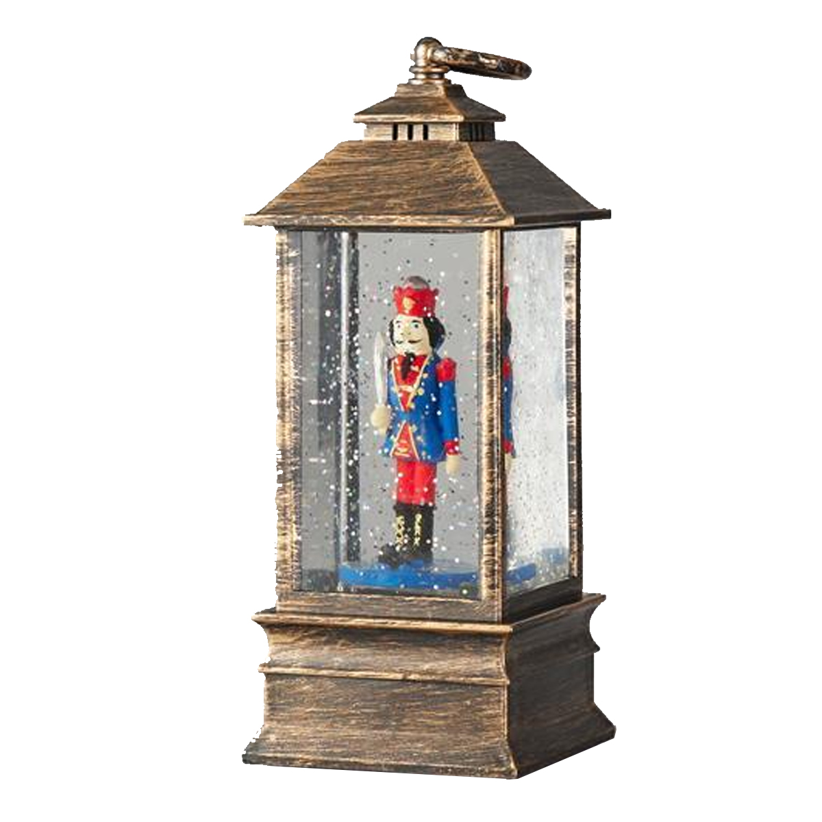 CHRISTMAS LANTERN PLASTIC WITH BATTERY 9X9X22CM IP20