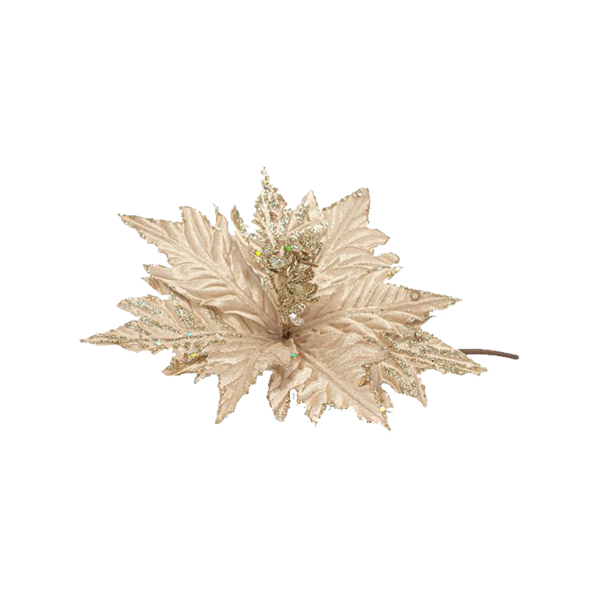 CHRISTMAS ALEXANDRINE WITH GOLDEN DETAILS