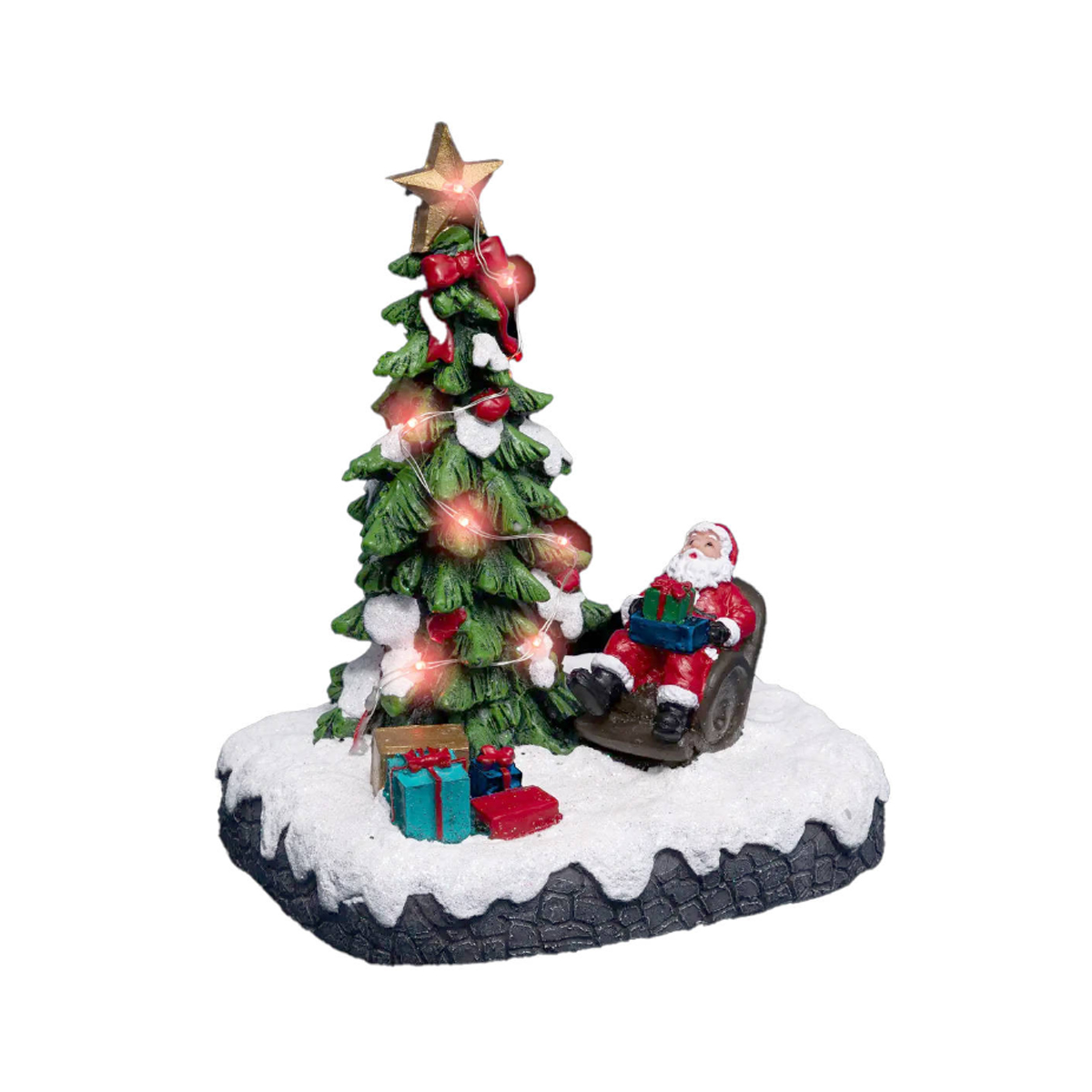 ΑΓΙΟΣ ΒΑΣΙΛΗΣ ΔΙΠΛΑ ΑΠΟ ΣΤΟΛΙΣΜΕΝΟ ΧΡΙΣΤΟΥΓΕΝΝΙΑΤΙΚΟ ΔΕΝΤΡΟ