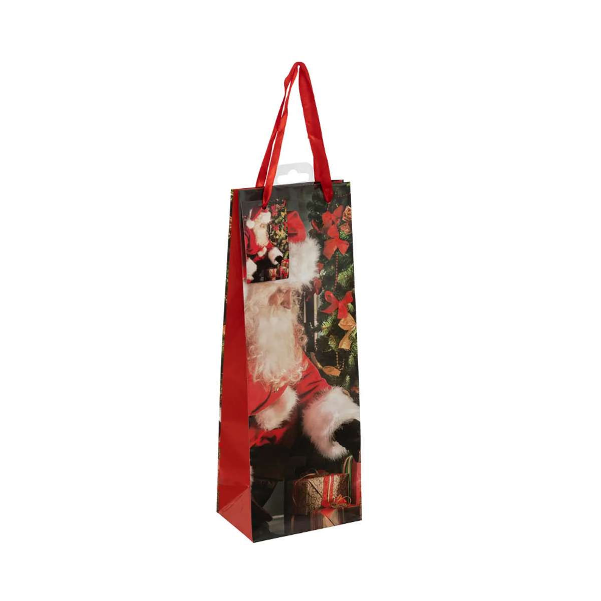 CHRISTMAS BOTTLE BAG 12,5X9X35,5CM