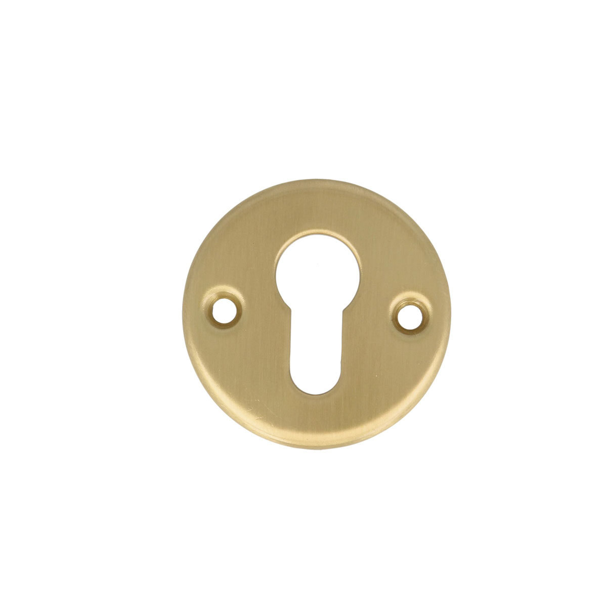 LOCK HOLE LID 22 Ø58MM WITH 2 SCREWS BRASS