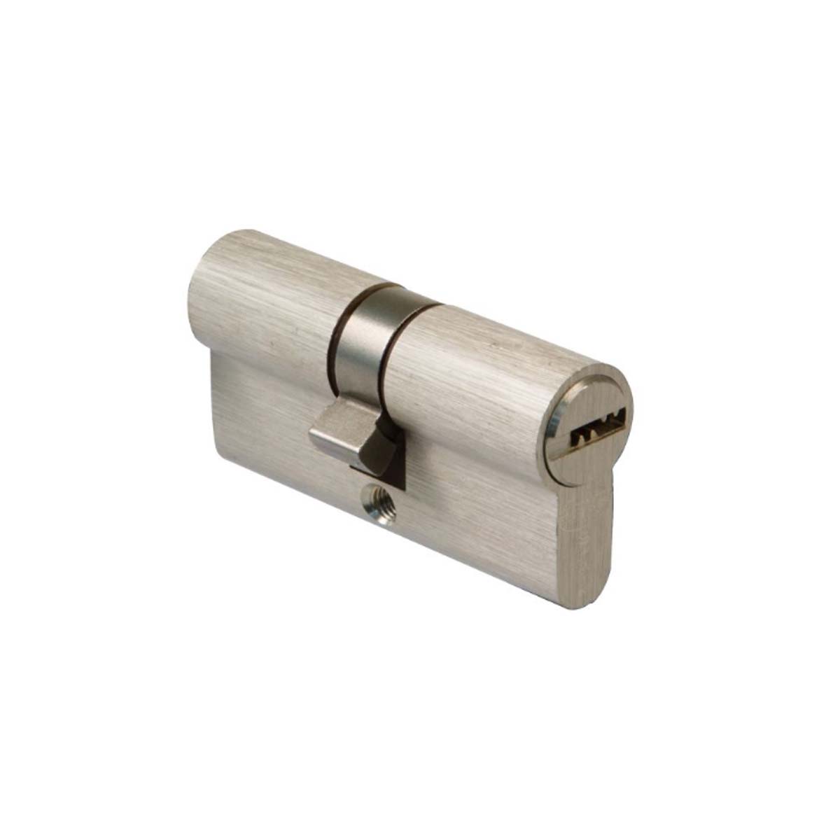 DOOR CYLINDER MOD.9850 WITH 5 KEYS BRASS MAT NICKEL