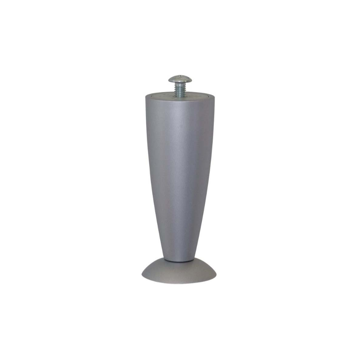 FURNITURE FOOT IN CAPE SHAPE 120ΧΦ50MM GRAY