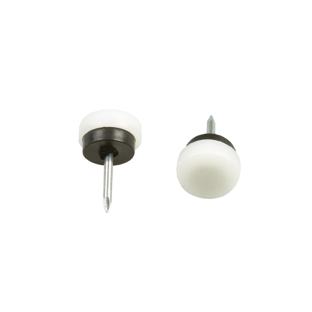 PROTECTOR WITH NAIL FOR FURNITURE FEET PLASTIC 70 WHITE 4PCS