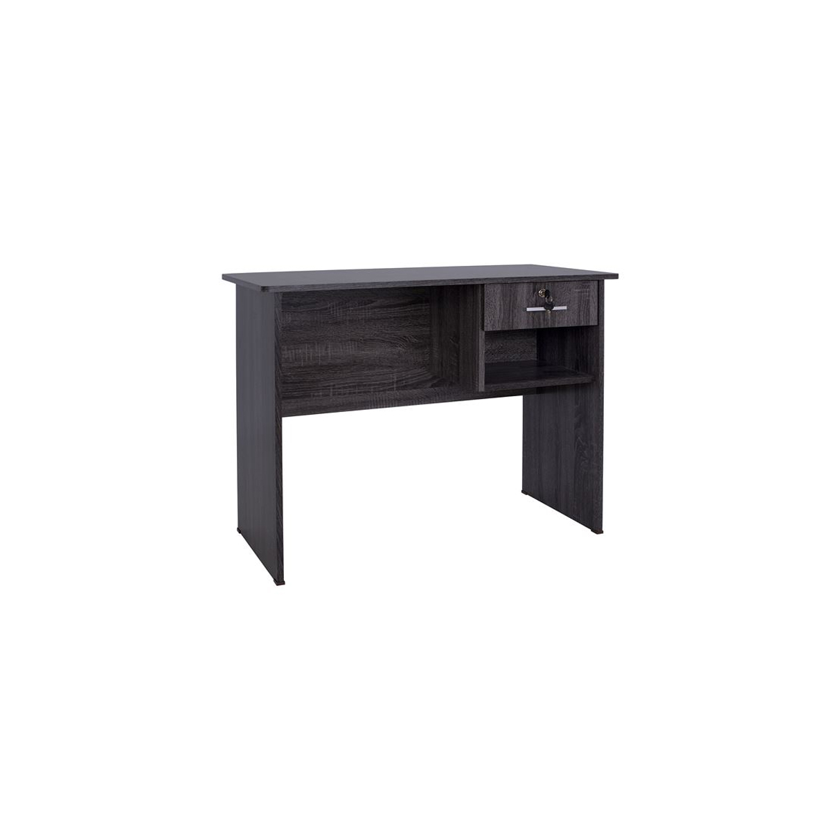 MELAMINE DESK WITH DRAWER AND A STORAGE SHELF 90Χ45Χ74,5CM