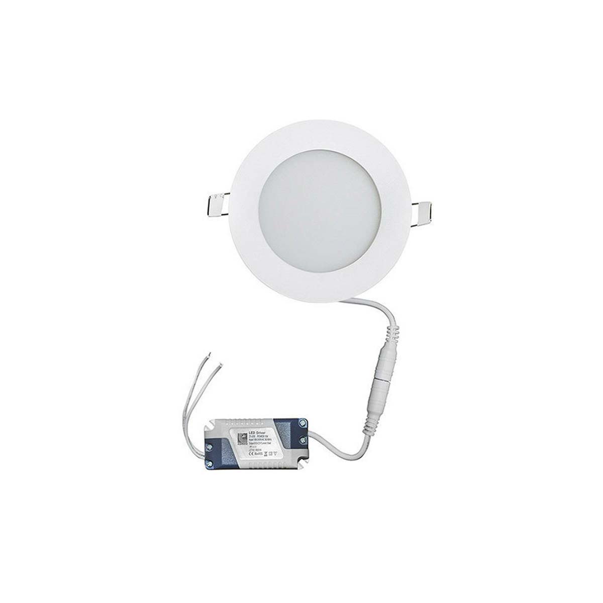 PANEL 6W 350LM 6300K ROUND 21-06100