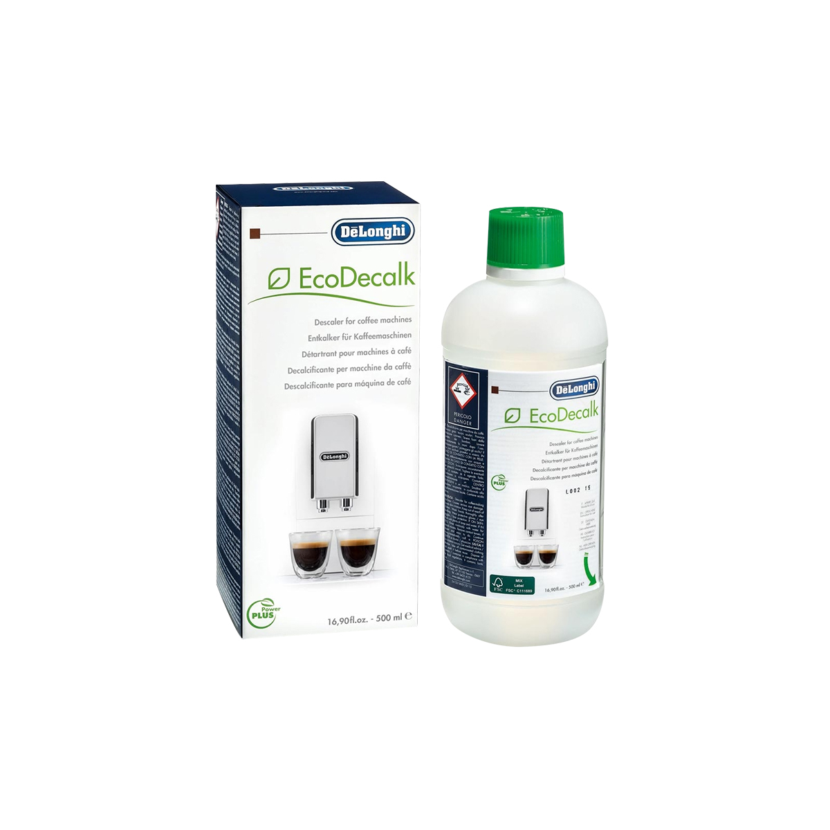 ECODECALK DESCALER FOR DELONGHI COFFEE MACHINES 500ML