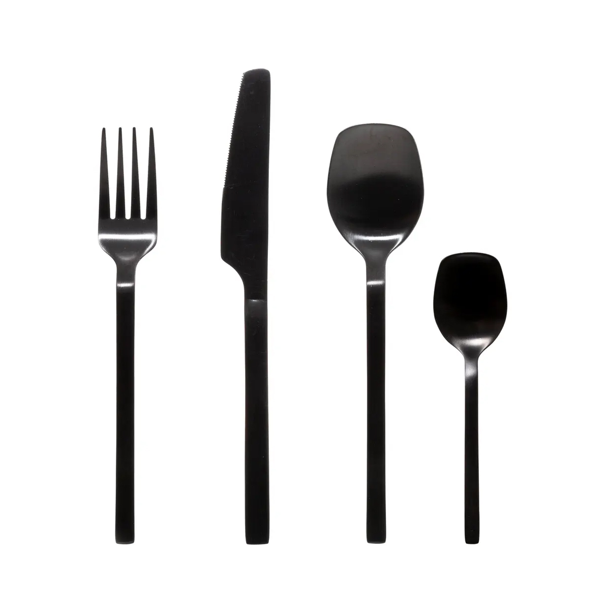 MODERN WOOD CUTLERY SET 24PCS. S/S