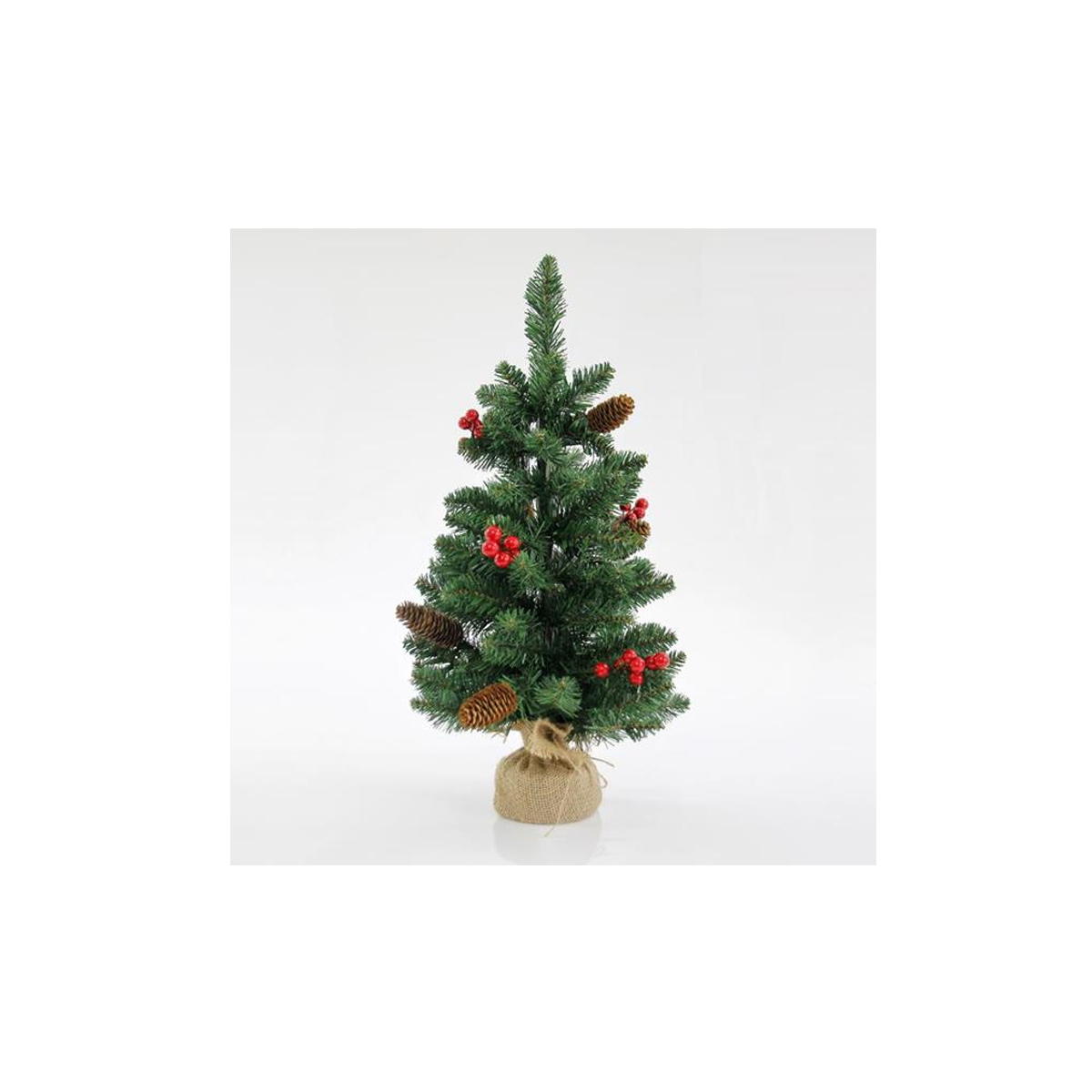 CHRISTMAS DECORATED TREE IN A SACK 60CM
