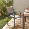 JARDIN ALUMINUM CHAIR 55.5X61X84CM - Image 2