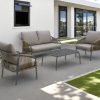 BORA TWO-SEATER GARDEN SOFA, 2 ARMCHAIRS & COFFEE TABLE - Image 2