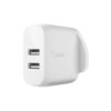 BELKIN WALL CHARGER USB-A 2 DEVICES 12W