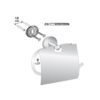 TOILET ROLL HOLDER FOR YOU WITH BLACK LID - Image 2