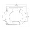 BISK TOILET SEAT SOFT CLOSING WHITE - Image 2