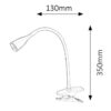 JEFF ΦΩΤΙΣΤΙΚΟ ΓΡΑΦΕΙΟΥ LED 4,5W ΜΑΥΡΟ - Image 2