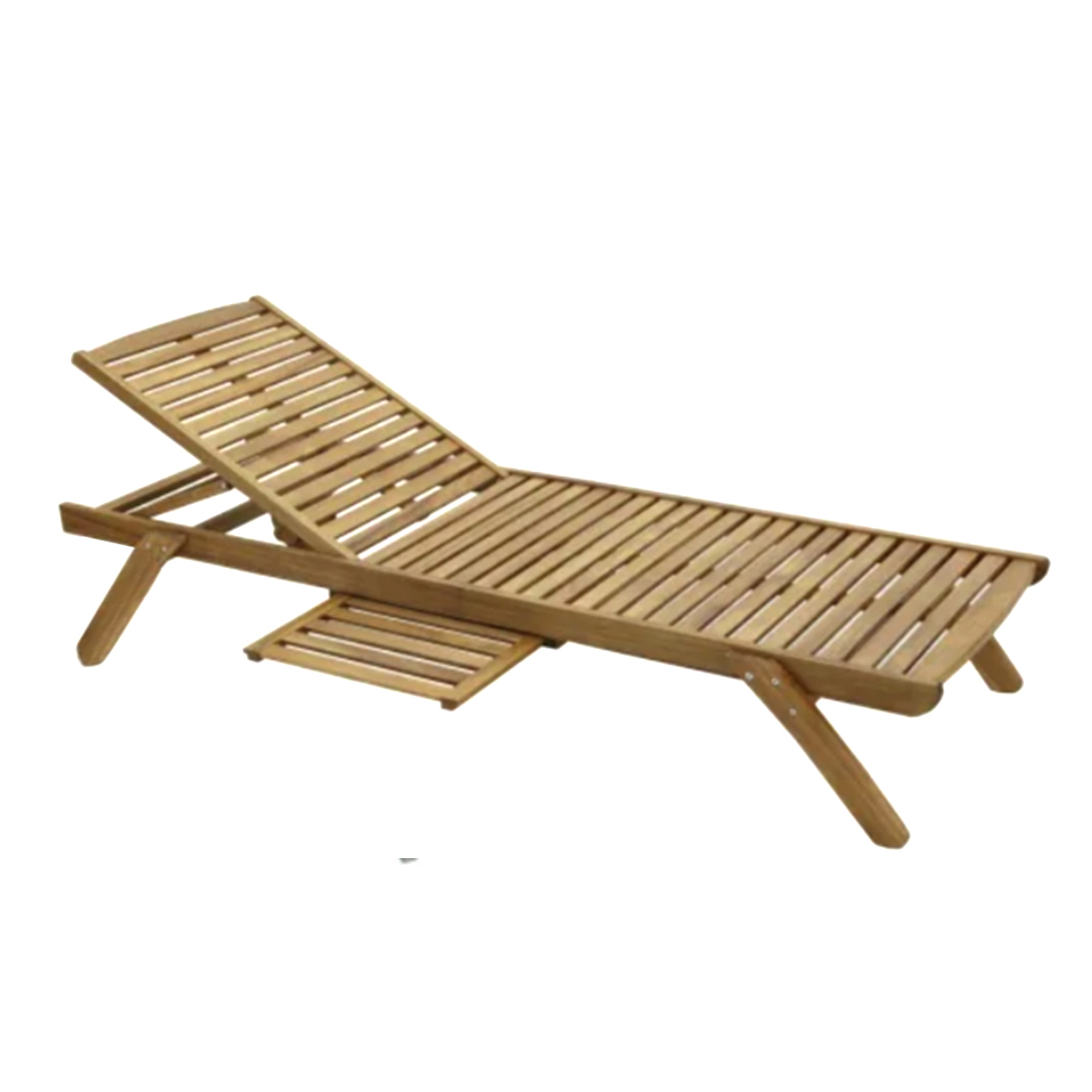 ACACIA WOOD SUN BED 195X71X33CM