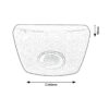MURRY CEILING LIGHT SQUARE LED 18W WHITE - Image 4
