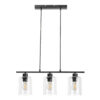 MIROSLAW PENDANT LIGHTING BLACK 3 LIGHTS