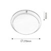 OUTDOOR LAMP LENTIL E27 60W WHITE - Image 2