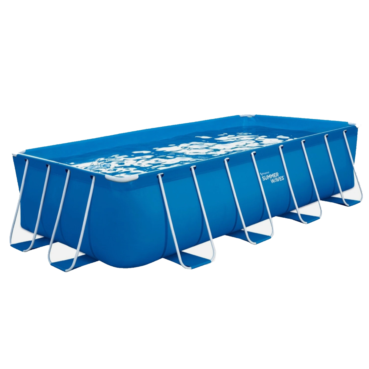 SUMMER WAVES SWIMMING POOL WITH FILTER METAL FRAME