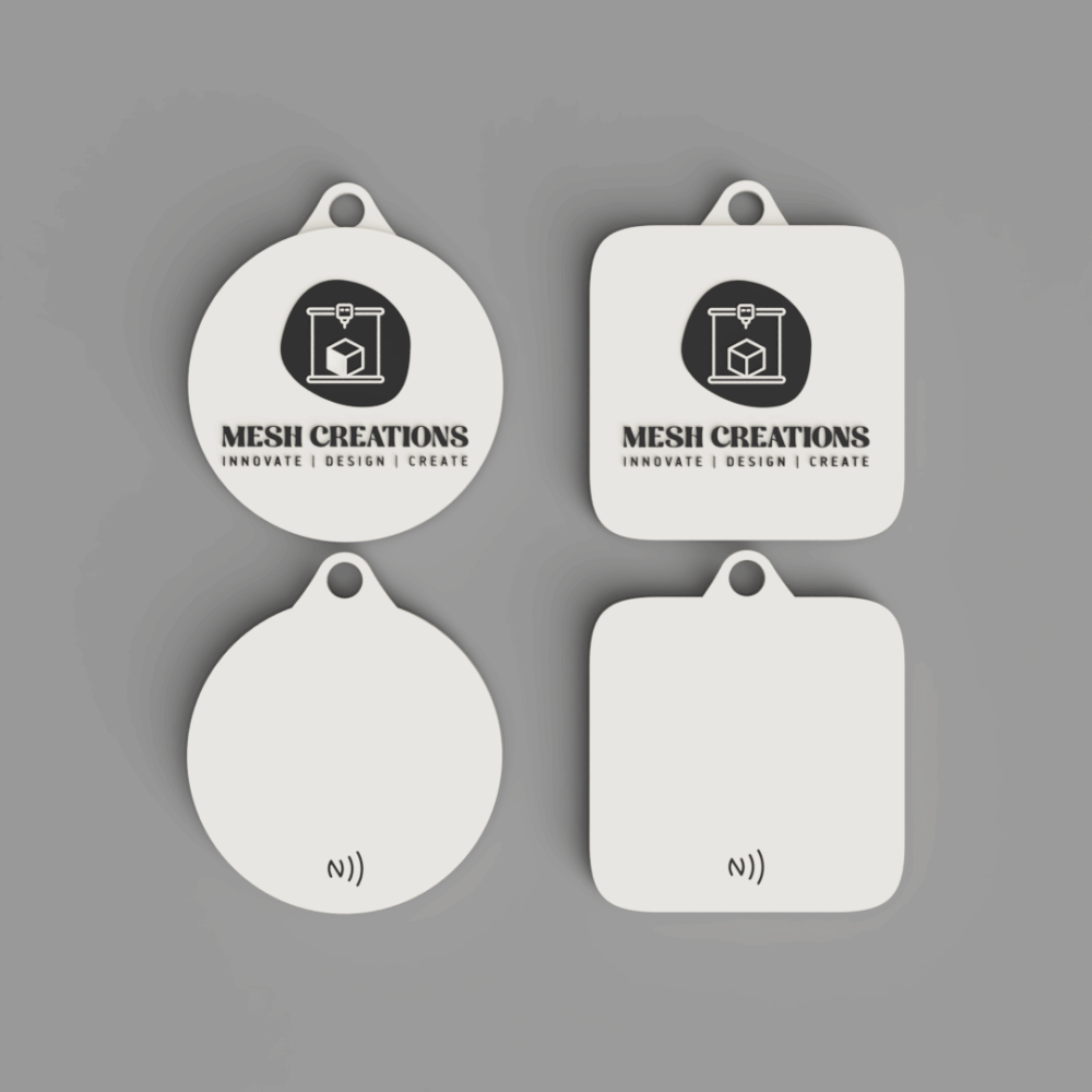 3D Printed Branded NFC Keyring