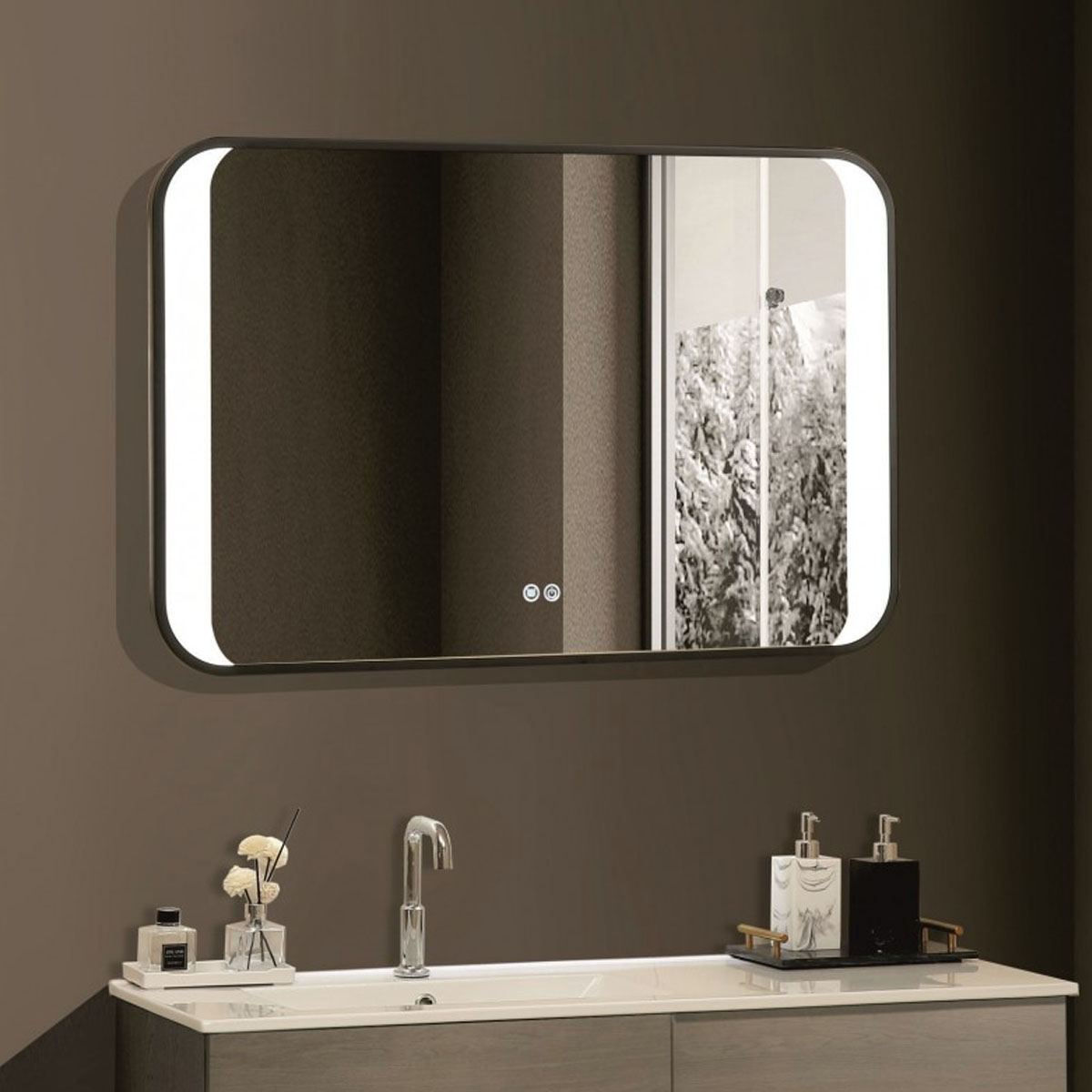 INTER CERAMIC BATHROOM MIRROR WITH LIGHTING
