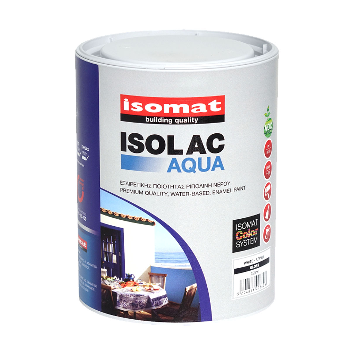 ISOLAC WATER-BASED WOOD PAINT AQUA SATIN