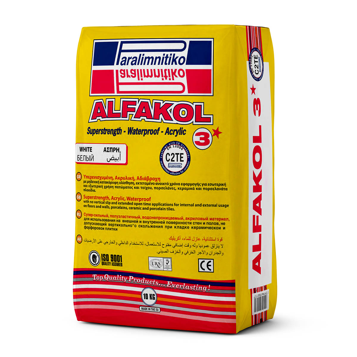 PARALIMNITIKO CEMENTILIOUS ACRYLIC ADHESIVE FOR TILES ALFAKOL 3*