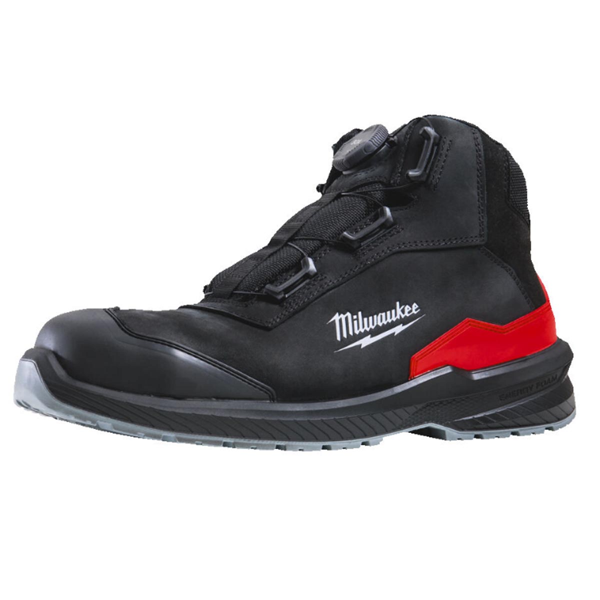 MILWAUKEE SAFETY BOOT BLACK S3S FLEXTRED WITH BOA SYSTEM