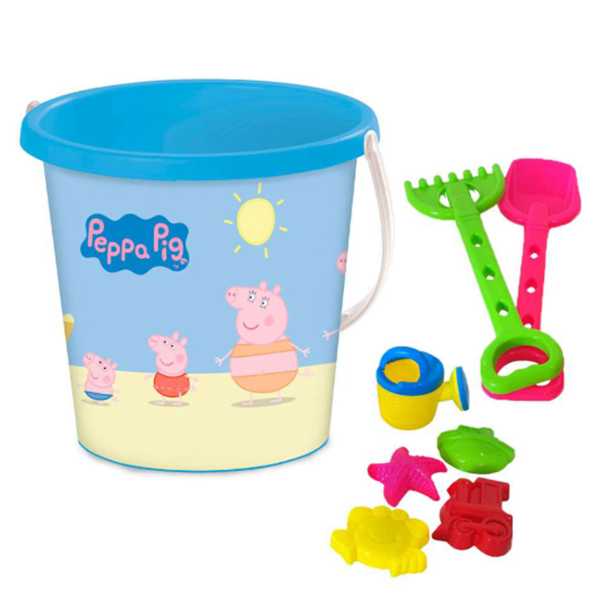 PEPPA PIG BUCKET WITH BEACH ACCESSORIES 280520